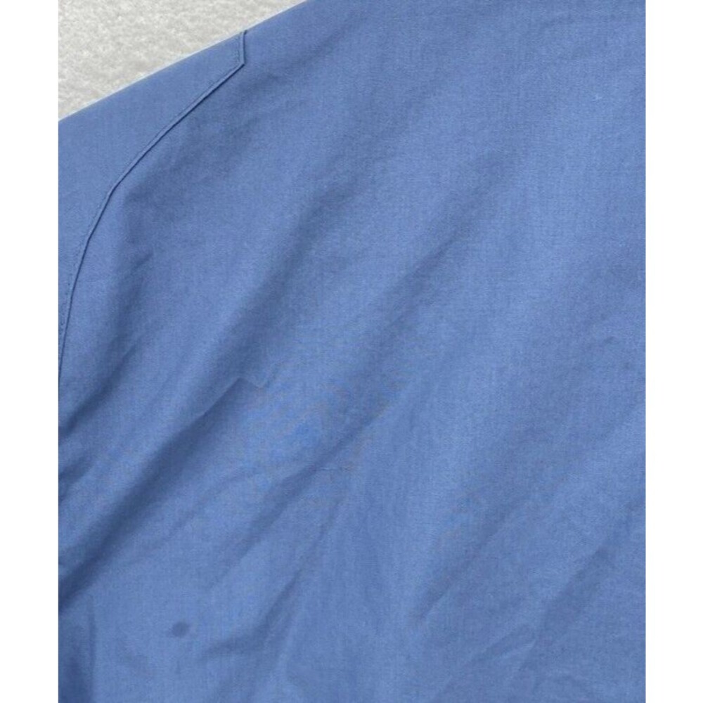 Members Only Jacket Mens 42 Large 4 Blue Bomber Full Zip Outdoors Vintage - Picture 11 of 11